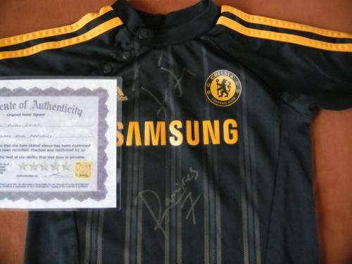 Chelsea signed Football / Soccer Mini Shirt by Ramirez and Terry + COA