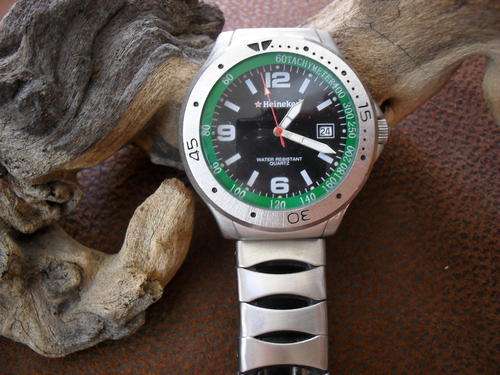 NEW HEINEKEN ARMY QUARTZ MENS WATCH!!
