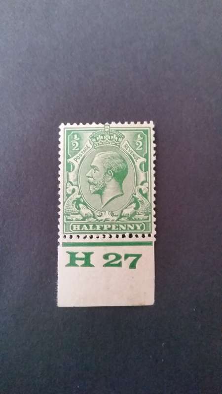 KGV 1924-6 1/2d ½d Green SG418 Mounted Mint