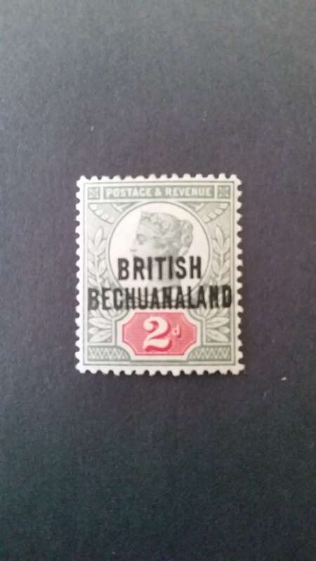 BRITISH BECHUANALAND 1891 QV GB 2D