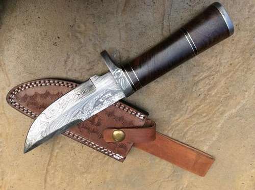 Damascus Fixed Blade Knife