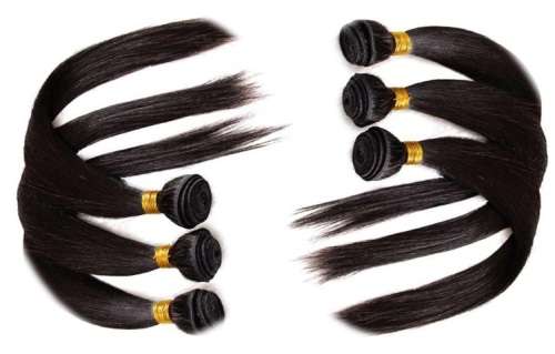 6 Bundles 100% Virgin Human Straight Hair Brazilian Grade 9A - 10 inches