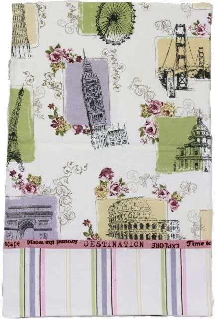 Tablecloth - Pure Cotton - Icons Design - 180 x 310cm - SALE!!!
