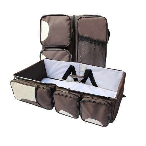 Nuovo - 4-in-1 Nappy and Travel Bag - Coffee