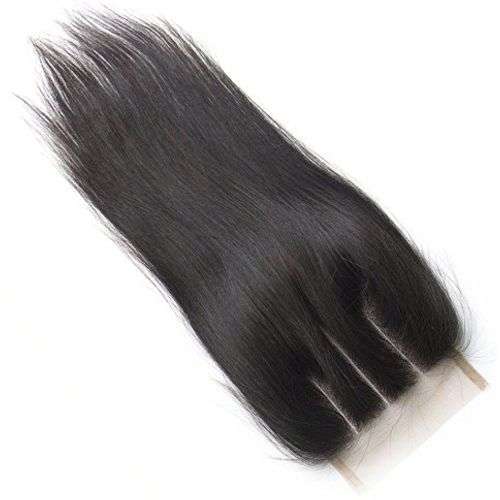 8 Inch Straight Three Part 4x4 Lace Closure - Natural 1B