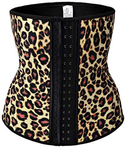 Slimming Waist Trainer Corset Cincher - Leopard Print - Size: S-M