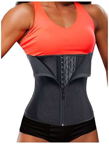 Waist Trainer Double Layer Corset Cincher - Zipper and Hooks - SA Size Medium