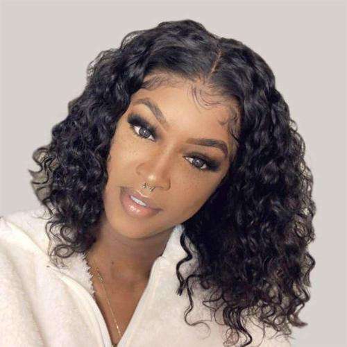 12 Inch Virgin Brazilian Natural Wave Wig with 4x4 Lace Frontal 3-Part - Grade 12A