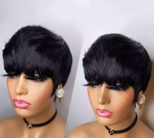 Brazilian Human Hair Pixie Wig - Grade 11A