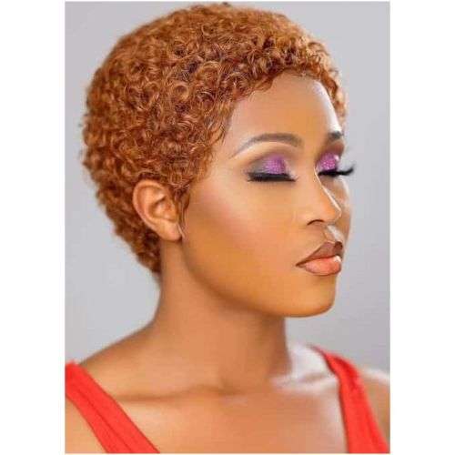 Brazilian Human Hair Curly Pixie Wig - Grade 10A ***Sale***