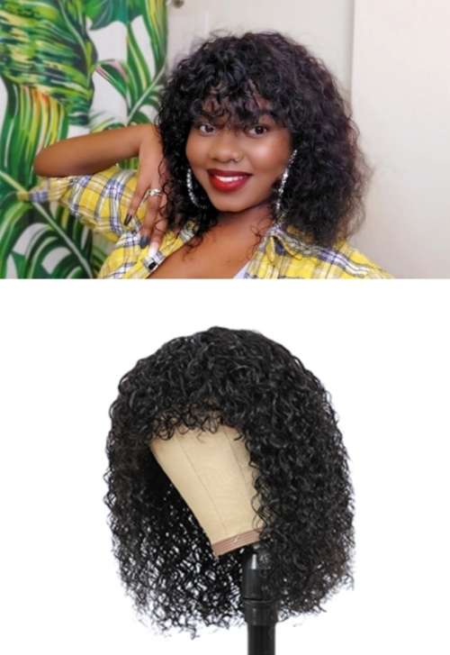 Brazilian Water Wave Fringe Wig 8 Inches **SALE** - ** PLEASE READ **