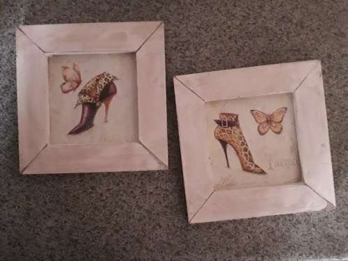 Set of 2 Decorative Wall Frames - Ready to Hang