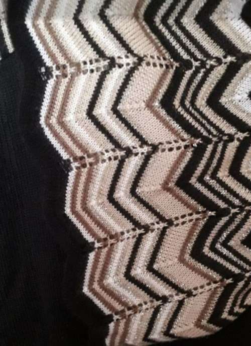Ladies Flared Sleeve Knitted Top - Small