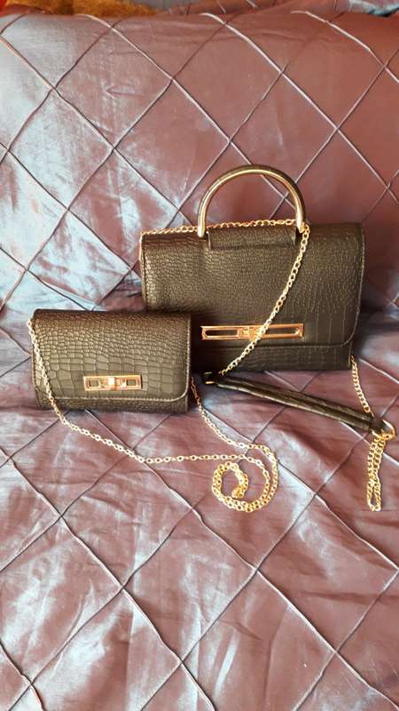 Handbag Set 2 Piece - Black SALE