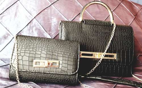 Handbag Set 2 Piece - Black SALE