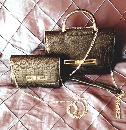Handbag Set 2 Piece - Black SALE
