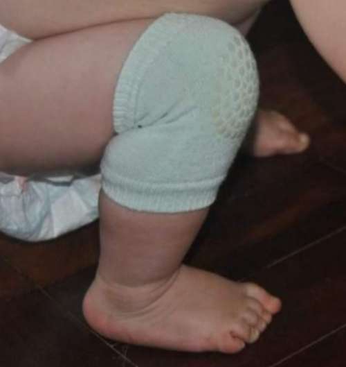Baby Knee Pads for Crawling - Mint Green