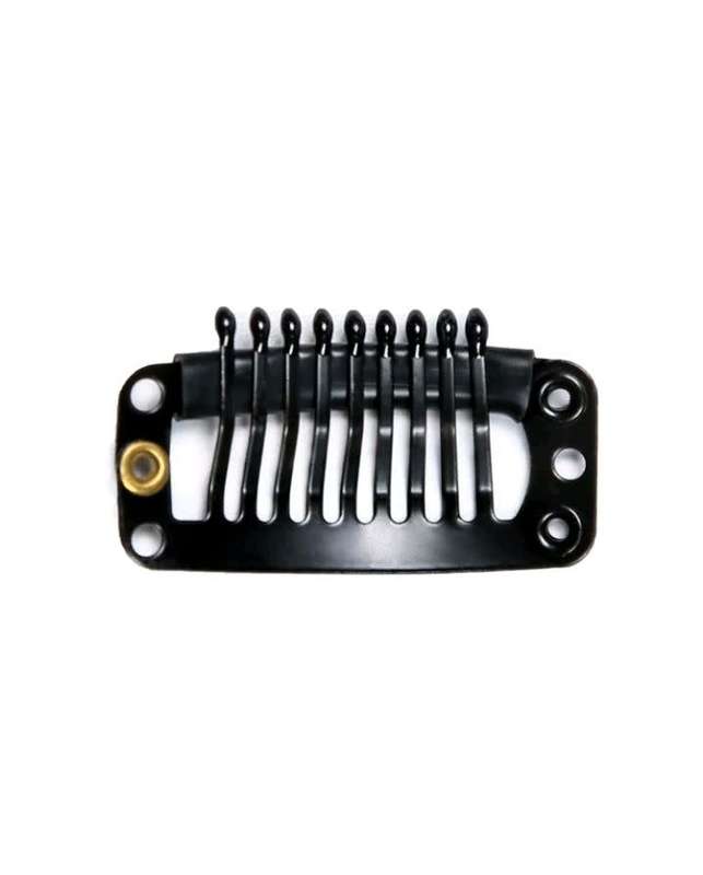 20 Pack Metal Wig Clips - Clip-ins for weaves and  wigs Black