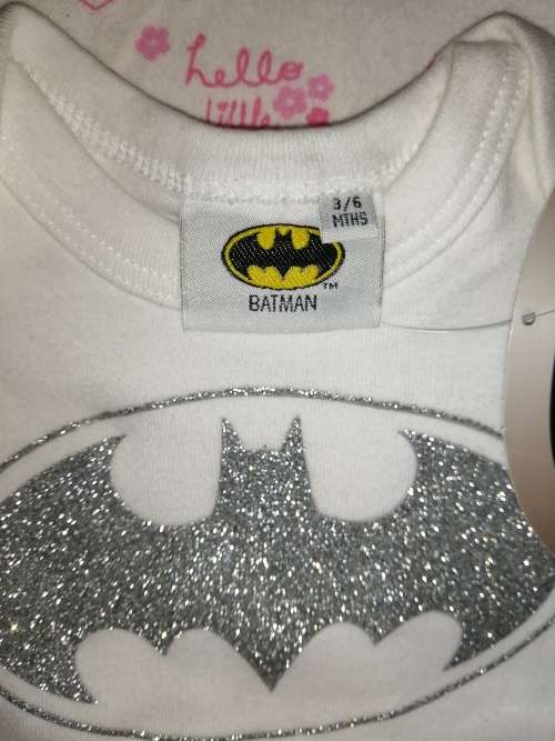 Batman baby grow for girls