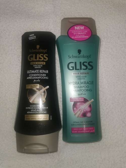 Gliss hydra miracle shampoo and ultimate repair conditioner