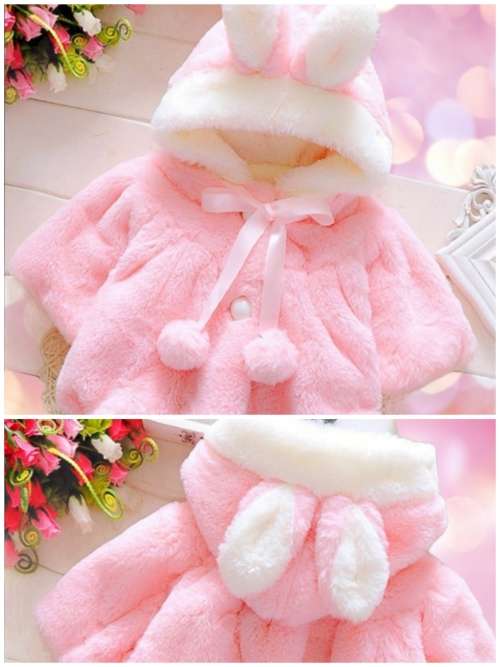 Beautiful baby fluffy soft jacket