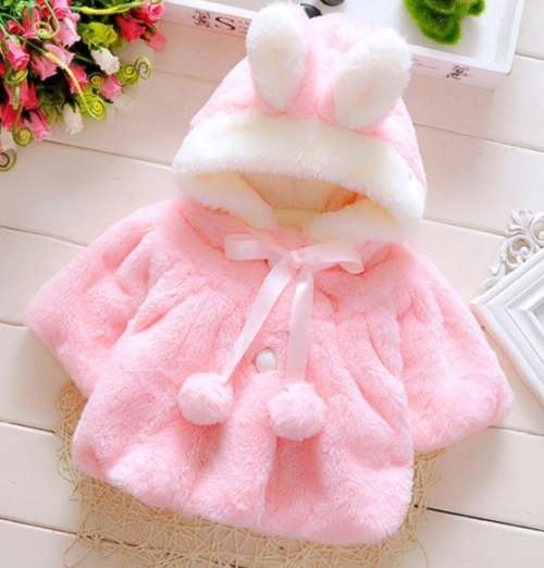 Beautiful baby fluffy soft jacket