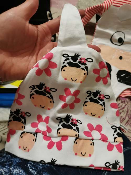 Beautiful babygrow with a cute hat