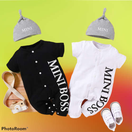 Cute babygrow for the little boss in the house