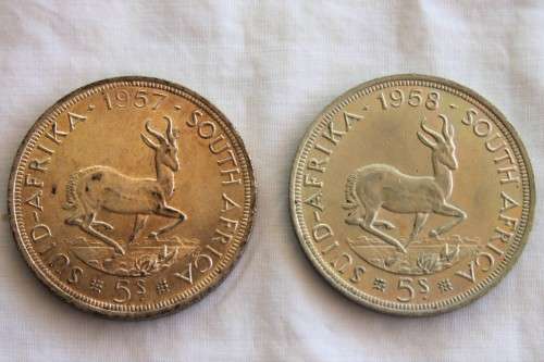 1957, 1958 Crown pair [BID PER ITEM FOR BOTH]