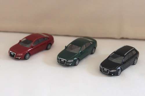 Busch set of 3 Audis - A6, A6 Avant & A4