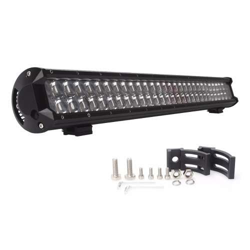 180W 4D Spot Flood Combo LED Work Light Bar