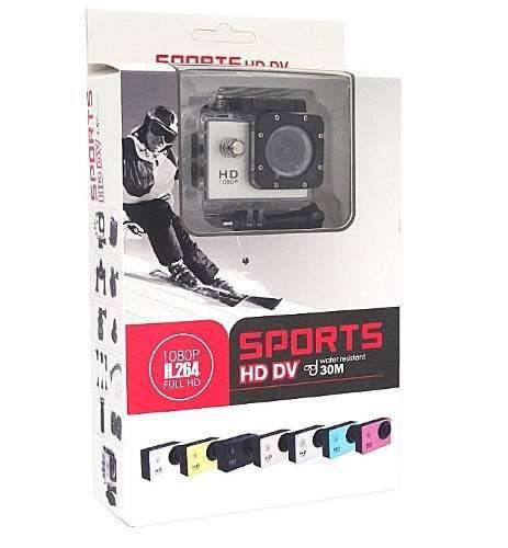 1080P Action Full HD DVR GoPro Style DV Helmet Dash Cam Camera with all accessories