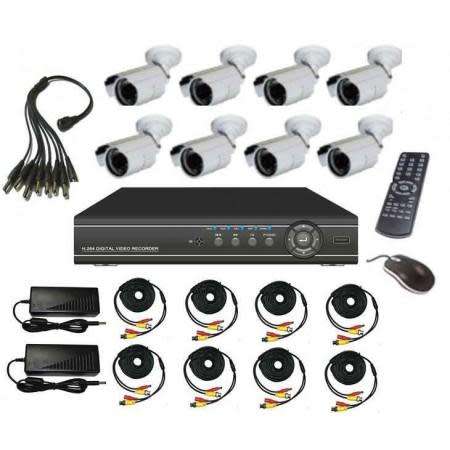 Brand new 8 channel analog cctv security system with 3G Viewing