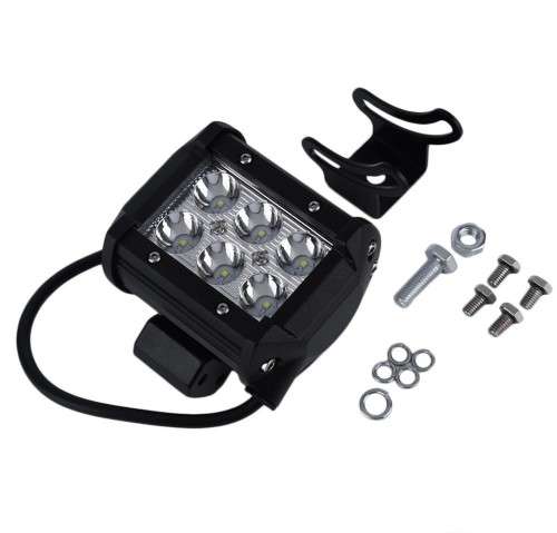 Wholesale from 6pcs///Led Light Bar 1PCS 18w 4" Flood Driving Fog Light Off Road Lights