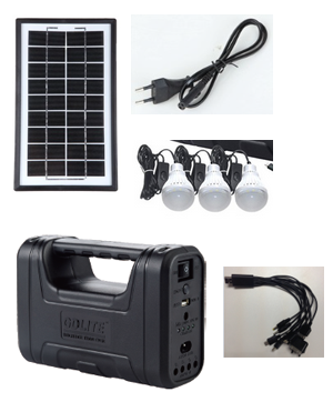 Bulk from 6 /// Brand new Solar Lighting System GD-8017