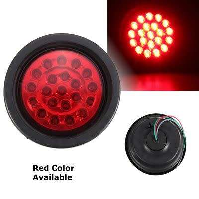 Brand new 12 LED Round Truck Rear Tail light (Red 24V) PC-10R