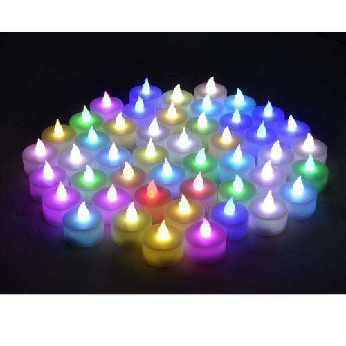 Bulk from 6 /// Brand new LED Colorful Smokeless Candles 24Pcs