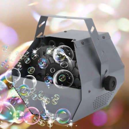 Bubble Machine Maker Kids Bubble Machine Professional Automatic Black Silver Bubble Machine