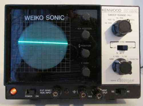 Kenwood Weiko Sonic Oscilloscope CO-1303D