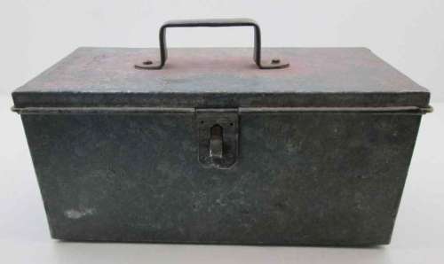 Vintage South African Railways Metal Lunch Box - 30cm/14,5cm/15cm