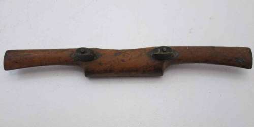 Beautiful Old Wood Plane, Sharp Blade And Brass Details - Length 29cm