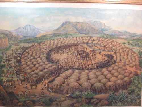 Die Moord Op Piet Retief Print, Con Burton - Framed - 63cm/83cm
