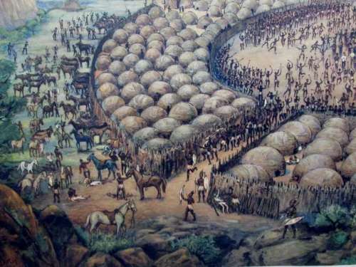 Die Moord Op Piet Retief Print, Con Burton - Framed - 63cm/83cm