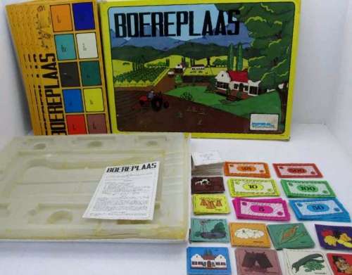 Vintage Boereplaas Board Game
