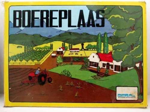 Vintage Boereplaas Board Game