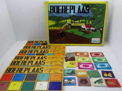 Vintage Boereplaas Board Game