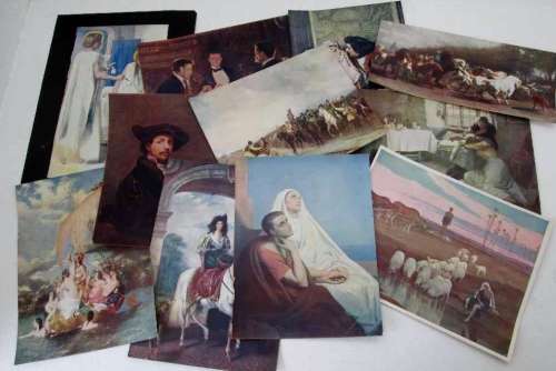 42X Famous Painting Art Prints - Average Print Size 24cm/18cm