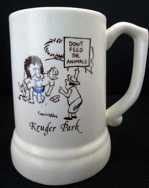 Comical Kruger National Park Mug- Height 13cm