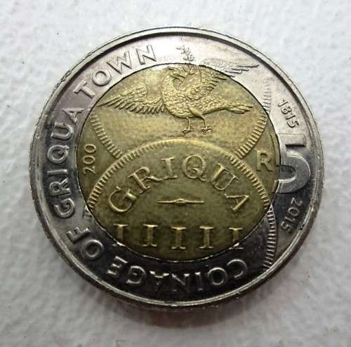 Griqua Town 1815 - 2015 Commemorative R5 Coin