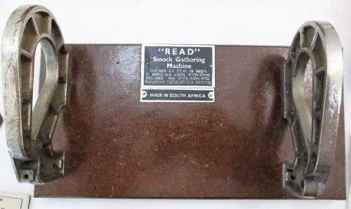 Read Smock Gathering Machine, Made In South Africa